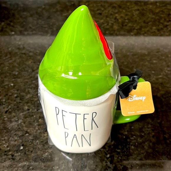 RAE DUNN-Disney Peter Pan Double-Sided Mug with Topper - Picture 2 of 4
